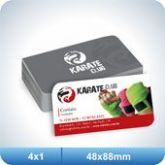 1.000 Cartões - 48x88mm Couchê - 300g - 4x1 Verniz Total Fre
