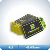 1.000 Cartões Corte Especial - 48x88mm Couchê - 300g - 4x2 V